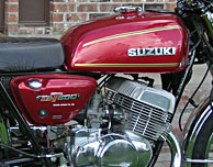 1976 Suzuki GT500 gas tank