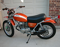 Honda sl350 side covers sale #3