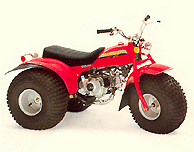 ATC 110 1980 Tank Stickers Honda Trike Decals ATV 