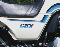 Honda cbx 1000 decals