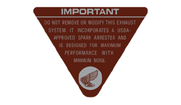 1969 Honda SL90 Side Decal