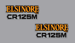 CR125M side decals on Clear