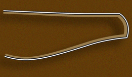 1975-76 Honda CB550K gas tank stripes