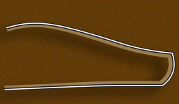 1975-76 Honda CB550K gas tank stripes