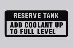 1975, 1976 & 1977 GL1000 Reserve Tank decal