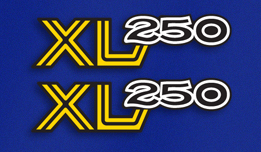 Reproduction graphics honda xl250r #5