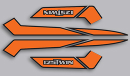 1978 Honda CB125T decal set