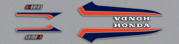 Honda cb reprodution decals #2