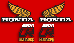 1979 Honda CR250R decal set