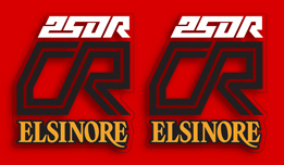 1979 Honda CR250R side panel decals