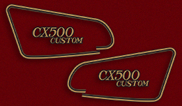 Honda cx650 decal gastank #7
