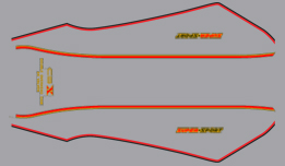 1979 Honda CBX tank set
