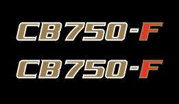 1980 Honda CB750F side panel decals