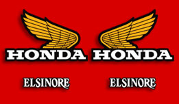 1980 Honda CR125R decal set