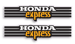 Honda express decal #3