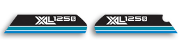 1980 Honda XL125S Euro side panel decals