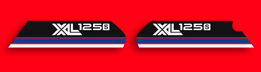 1980 Honda XL125S Euro side panel decals