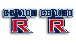 1981 Honda CB1100RD seat cowl decals