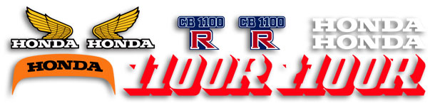 1982 Honda CB1100RC decal set