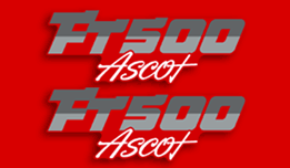 1982 FT500 side panel decals