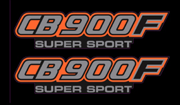 1982 Honda CB900F side panel decals