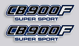 82 Honda cb900f decals #2