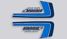 1982 Honda CB900F side panel decals