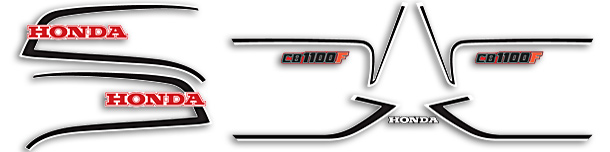 1983 Honda CB1100F Red Model - Blue