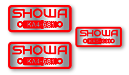 1983 CR480R fork & shock decals