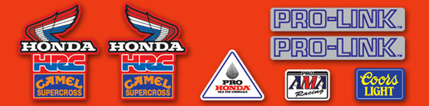 Honda RC125 decal set