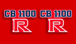 1981 Honda CB1100RB side panel decals