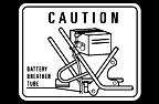 Honda CB400F Battery Caution