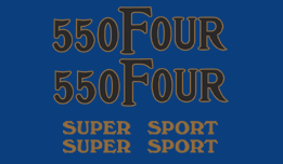CB550F Super Sport Decals
