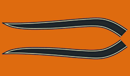 1972 Honda CB750K2 gold gas tank decals