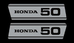 Honda CD50 decals