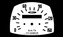 CE71 & CS76 Speedometer Face decal