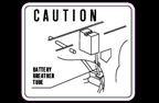 Honda CT70 Battery Caution