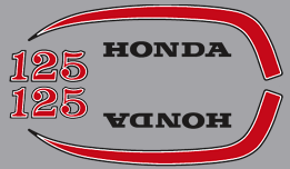 1972 Honda SL125 decal set