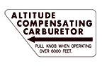 Altitude Compensating Carburetor