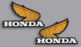 Honda CR250M tank decals