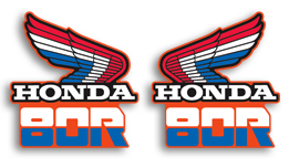 Honda xr80 tank decals
