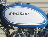 1969 Kawasaki W2SS tank