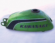 1974 Kawasaki MT1 before