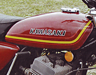 1976 KH400 complete decal set