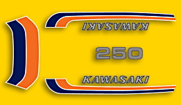 1973 Kawasaki F11 USA decal set