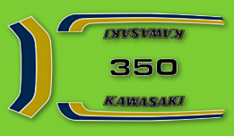 1973 Kawasaki F9 Decal Set