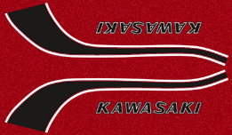 1974 Kawasaki G4TR gas tank decals