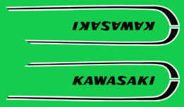 1974 Kawasaki G3SSD Gas Tank Decals