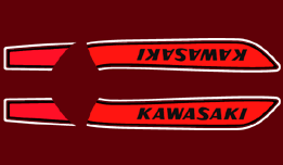 1975 Kawasaki S3 Decal Set