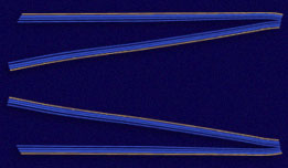 1978 Kawasaki KZ650 B2 - Z650 B2 fuel tank decal set - blue